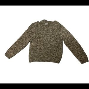 •Vintage Brown Black Spotted Sweater